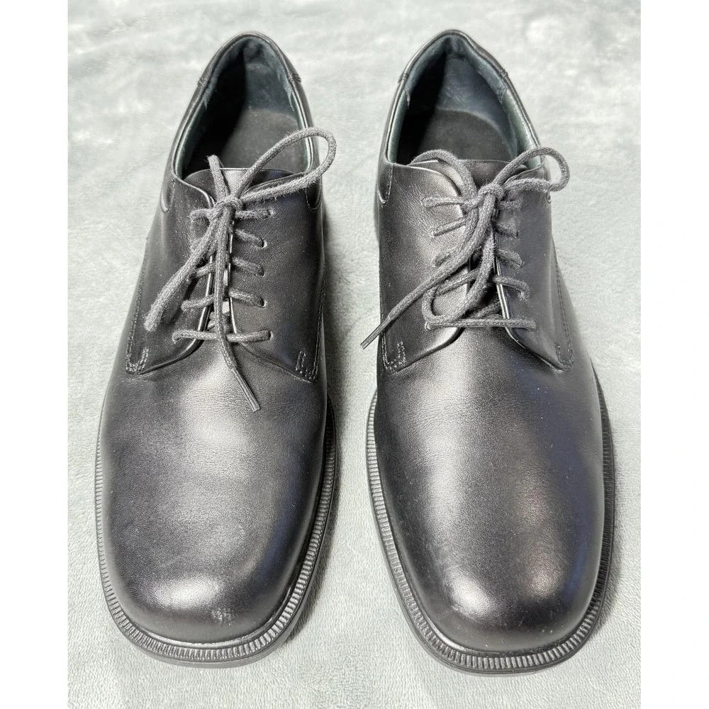 Rockport Shoes Mens Size 8.5 M Black Leather Derby Dress‎ Lace Up APM20311